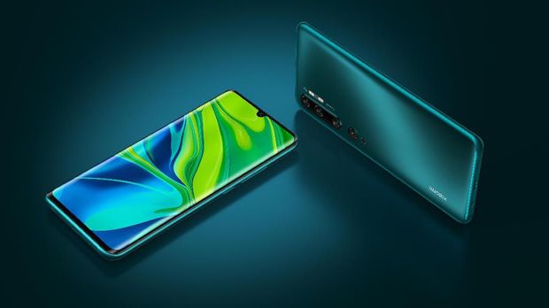 Mi Note 10 membawa lima kamera belakang.