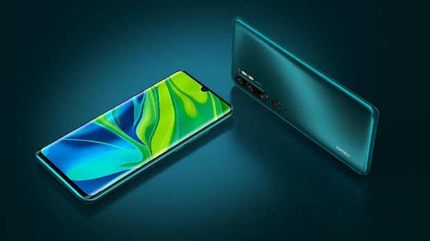 Mi Note 10 membawa lima kamera belakang.