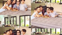 Rayakan ulang tahun sang nenek dengan pancake disertai aneka buah-buahan segar. Senyuman ceria Noah dan keluarganya menjadi momen yang tak terlupakan.  Foto: Instagram @bclsinclair