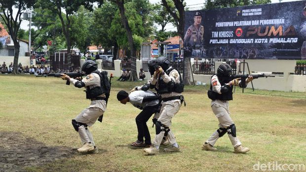 Kukuhkan Tim Puma Polres Pemalang, Kapolda: Bandit Jangan Coba-coba!