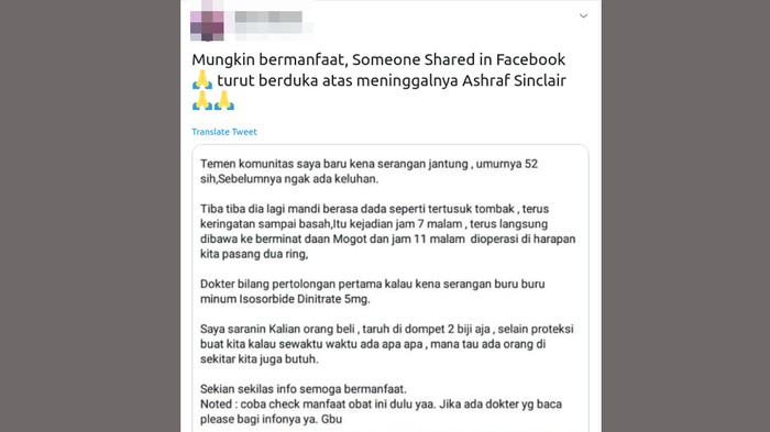 Viral obat Isosorbide Dinitrate Viral obat Isosorbide Dinitrate untuk serangan jantung.