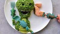 Kreasi makanan berbentuk karakter kartun tersebut juga dibagikan oleh Laleh Mohmedi melalui laman instagramnya bernama @jacob_food-diaries. Terbukti, dari kreasinya tersebut kini ia memiliki followers sebanyak 224 ribu. Foto: Laleh Mohmedi
