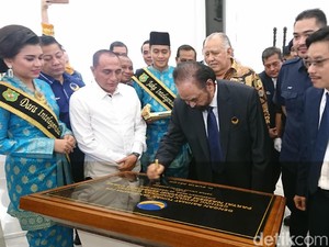 Surya Paloh Resmikan Gedung Baru NasDem di Medan, Gubsu: Jadi Sarang Baru