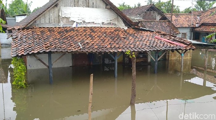 Banjir di Kabupaten Pekalongan, Kamis (20/2/2020).