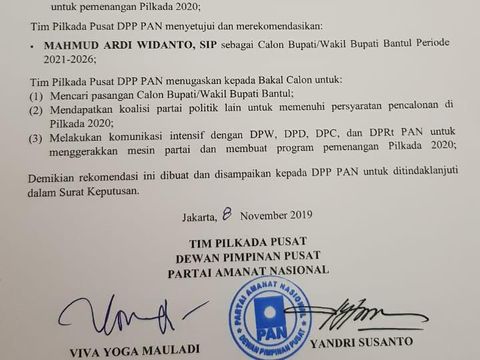 Saingi Koalisi PDIP-PKB di Pilkada Bantul, 5 Parpol Rancang Poros Baru