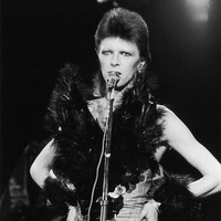 David Bowie pun harus masuk daftar ini. Musisi yang meninggal di usia 69 tahun ini kerap berpenampilan androgini bahkan memakai makeup untuk menunjang penampilannya. Sering tampil dengan gaya feminin dan maskulin, dia pun menjadi inspirasi banyak orang dalam berbusana. Foto: Jack Kay/ Getty Images