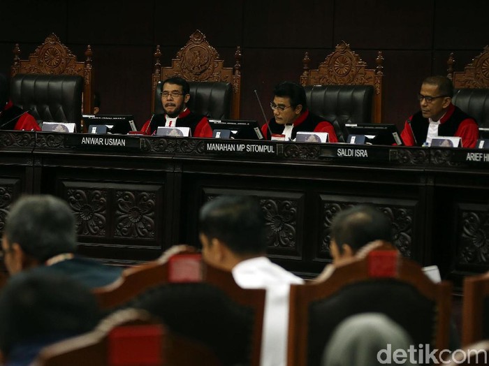 Sidang lanjutan uji materi UU dengan agenda mendengarkan keterangan dari perwakilan Pemerintah dan Komisi IX DPR RI digelar di Mahkamah Agung, Jakarta, Kamis (20/2/2020).