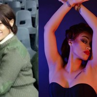 Inilah foto before-after Joanna. Dulunya dia selalu menggunakan seragam tentara. Sebagai tentara, ia merasa dibatasi hingga akhirnya memilih untuk menjadi model webcam.  Foto: dok. Instagram