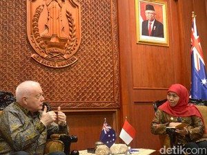 Khofifah Ajak Australia Kerja Sama Pendidikan Vokasi dan Kemaritiman