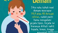 Jika suhu tubuh saat demam mencapai 39,4 atau 40 derajat celcius, sudah pasti kamu mengalami gejala tipes. Gejala ini biasanya diikuti sakit kepala, lemas, hingga menggigil.
