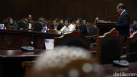 Sidang lanjutan uji materi UU No 18 Tahun 2017 Tentang Perlindungan Pekerja Migran Indonesia digelar di Mahkamah Agung, Jakarta, Kamis (20/2/2020).