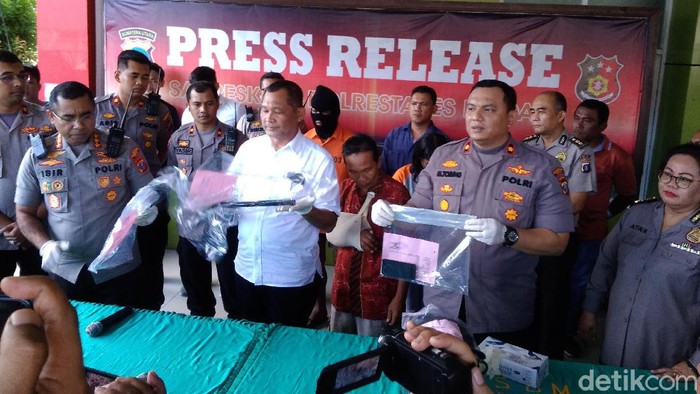 Rilis kasus begal (Datuk Haris Molana/detikcom)