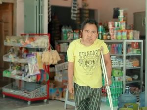 Ogah Mengemis, Pria Disabilitas Ini Malah Hidupi Keluarga Sejak SD
