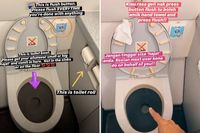 Kesal Penumpang Jorok, Pramugara Ini Beri Tutorial Pemakaian Toilet di Pesawat