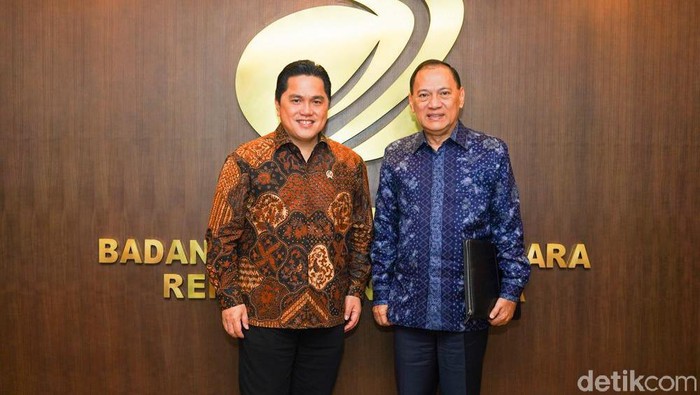 Erick Thohir dan Agus Marto