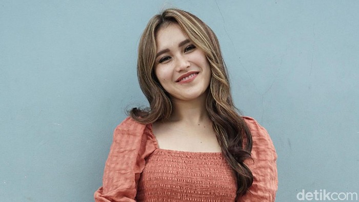 Ayu Ting Ting saat ditemui di TransTV
