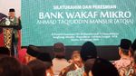 Momen Maruf Amin Resmikan Bank Wakaf Mikro di NTB