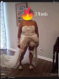 Gaun pengantin wanita ini dikritik