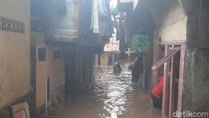 Banjir di Kebon Pala (Yogi Ernes - detikcom)