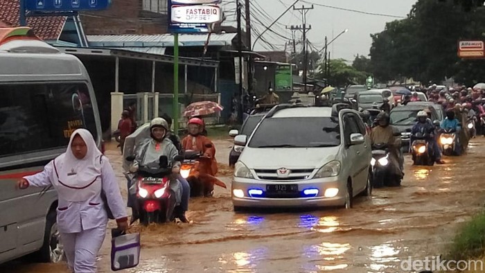 Banjir di Kabupaten Pati, Kamis (20/2/2020)