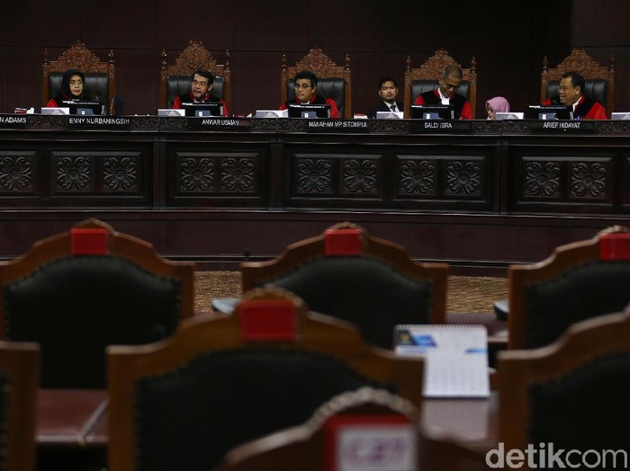 Sidang lanjutan uji materi UU dengan agenda mendengarkan keterangan dari perwakilan Pemerintah dan Komisi IX DPR RI digelar di Mahkamah Agung, Jakarta, Kamis (20/2/2020).