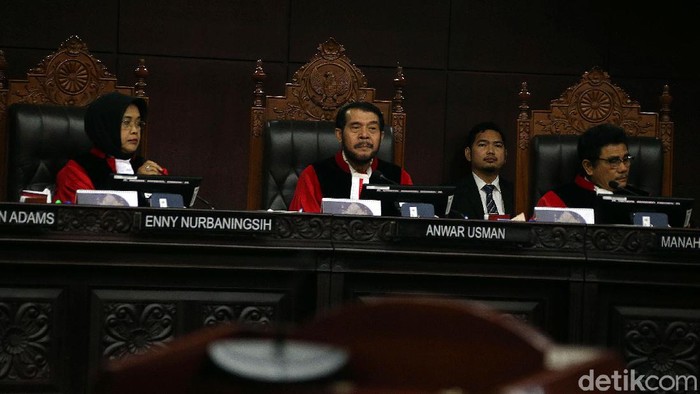 Sidang lanjutan uji materi UU dengan agenda mendengarkan keterangan dari perwakilan Pemerintah dan Komisi IX DPR RI digelar di Mahkamah Agung, Jakarta, Kamis (20/2/2020).