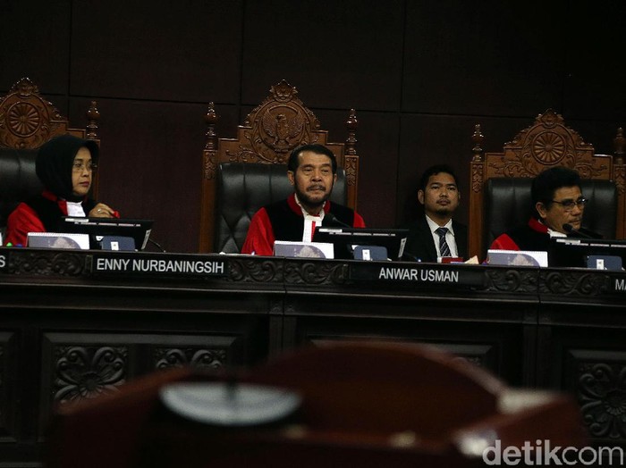 Sidang lanjutan uji materi UU dengan agenda mendengarkan keterangan dari perwakilan Pemerintah dan Komisi IX DPR RI digelar di Mahkamah Agung, Jakarta, Kamis (20/2/2020).