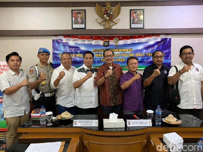 Polda Bali bentuk Satgas Antimafia Bola jelang Liga 1 2020-2021 (Angga Riza/detikcom)
