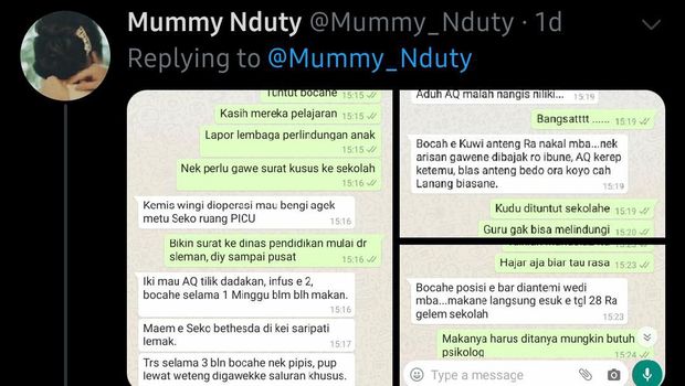 Viral dari Sleman, Siswa SD Opname Diduga Korban Bullying