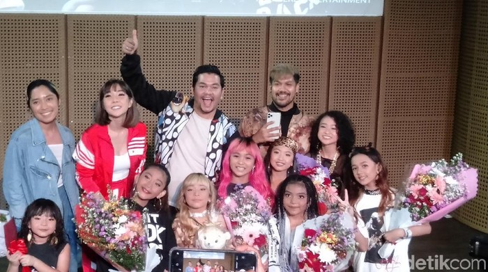 Indra Bekti bentuk girl group Kazumi (Anisa/detikcom)