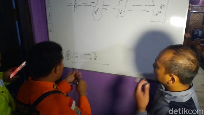 Siswa SMPN 1 Turi Sleman, hanyut saat susur sungai, Jumat (21/2/2020).