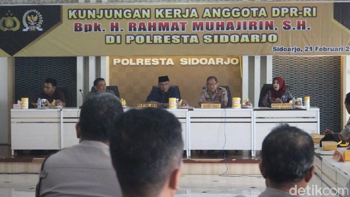 komisi III DPR RI ke Polresta Sidoarjo