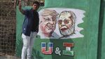 Demi Trump, India Bangun Tembok Tutupi Daerah Kumuh