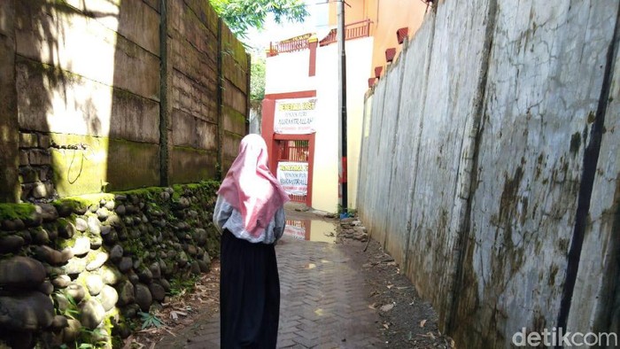 Lorong tempat TKP begal payudara mahasiswi uin alauddin makassar
