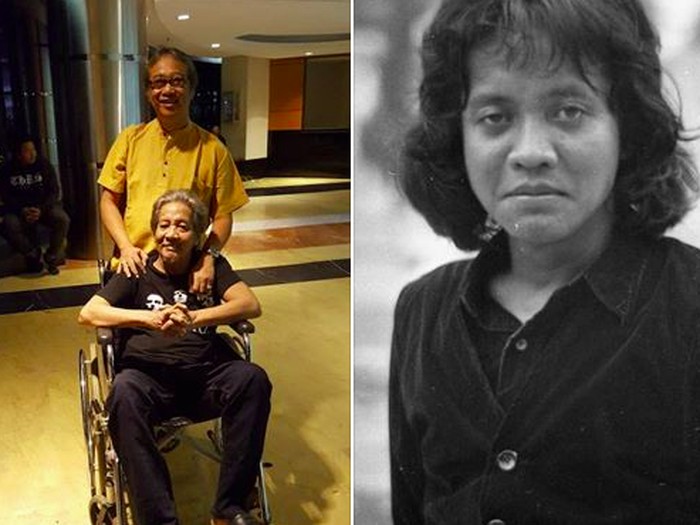 Naniel Yakin, pencipta lagu Bento (duduk di kursi roda) / Tangkapan layar FB Butet Karteradjasa
