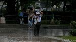 Potret Awan Mendung dan Hujan Guyur Monas Jelang Aksi 212