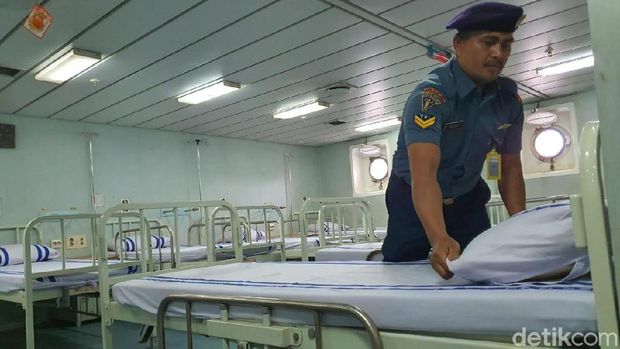 Ruang isolasi mampu menampung 40 pasien.