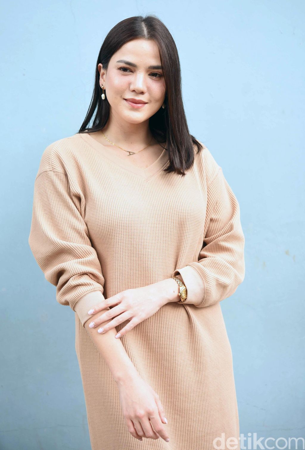 Alice Norin saat ditemui di Studio Trans TV.