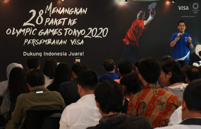 Manjakan Nasabah Nonton Olimpiade 2020 di Jepang Citi Indonesia bekerja sama dengan Visa, akan menerbangkan 14 nasabah beserta masing-masing satu pendamping mereka (total 28 orang) guna menghadiri dan merasakan secara langsung euforia Olimpiade Tokyo 2020.