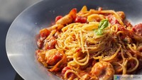 Nah selain kopi atau es krim tersedia juga menu pasta yang enak. Kafe ini cocok dikunjungi jika berlibur ke Filipina.  Foto: Instagram/Ist