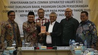 Pertemuan tersebut berlangsung di Gedung KPU, Jakarta, Jumat (21/2/2020).