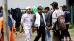 Massa Aksi 212 Mulai Tiba di Stasiun Tanah Abang