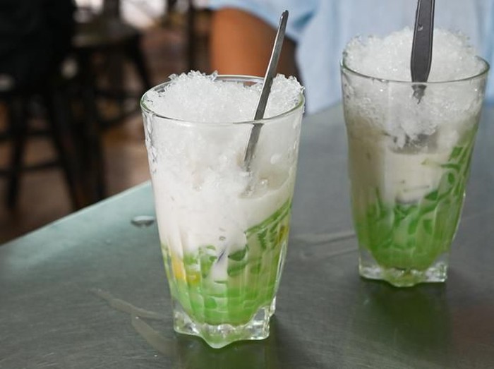 Ice cendol is Indonesian traditional beverage.
