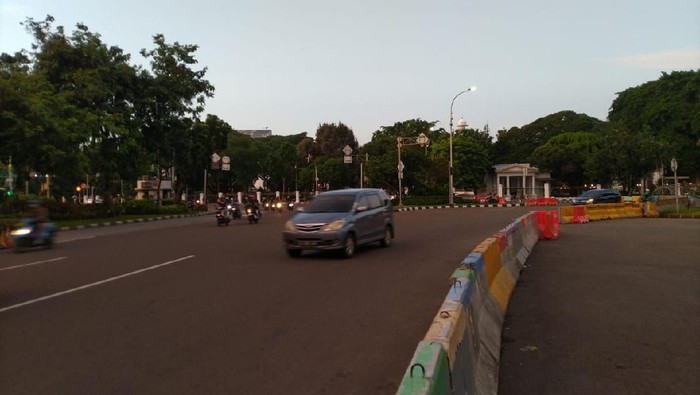 Jl Medan Merdeka Barat kembali dibuka