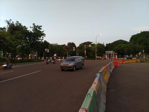 Massa Aksi 212 Bubar, Lalin di Jl Medan Merdeka Barat Kembali Dibuka