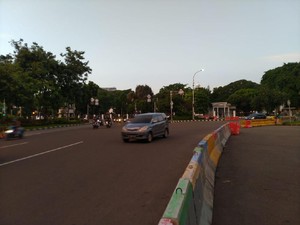 Massa Aksi 212 Bubar, Lalin di Jl Medan Merdeka Barat Kembali Dibuka