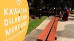 Asyik! Taman Balai Kota Bandung Kini Bebas Asap Rokok