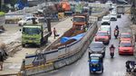 Petugas Kebut Pengerjaan Proyek Underpass Senen
