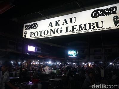 Akau Potong Lembu, Wisata Kuliner Malam Tanjungpinang
