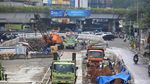 Petugas Kebut Pengerjaan Proyek Underpass Senen